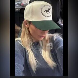 Dairy Boy Green and White Mustang Trucker Hat